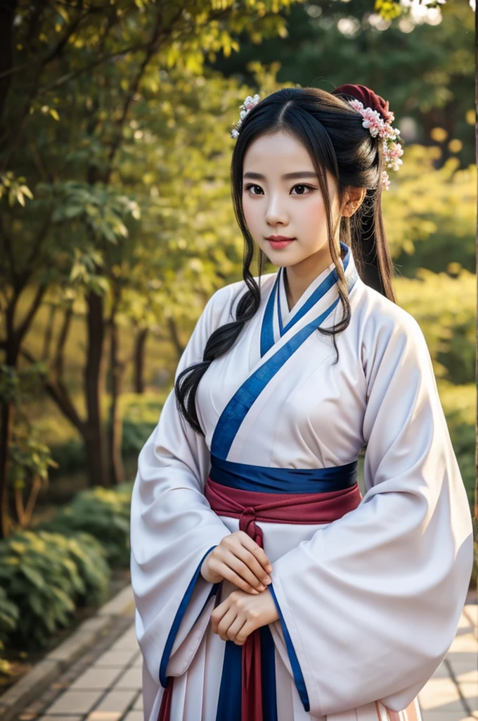 A girl wearing Hanfu