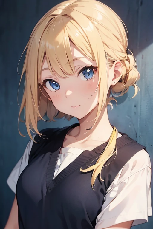 Blonde, blue eyes, haikyu