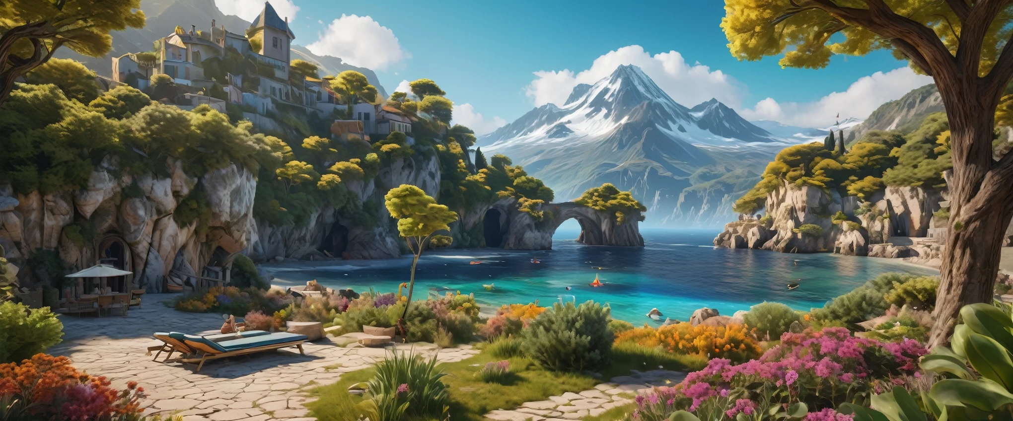 Create imaginative and amazing images demonstrating the style of ((Whorecore)), hyper realistic, 8k, vibrant colors, sharp crisp image, on the French Riveaira