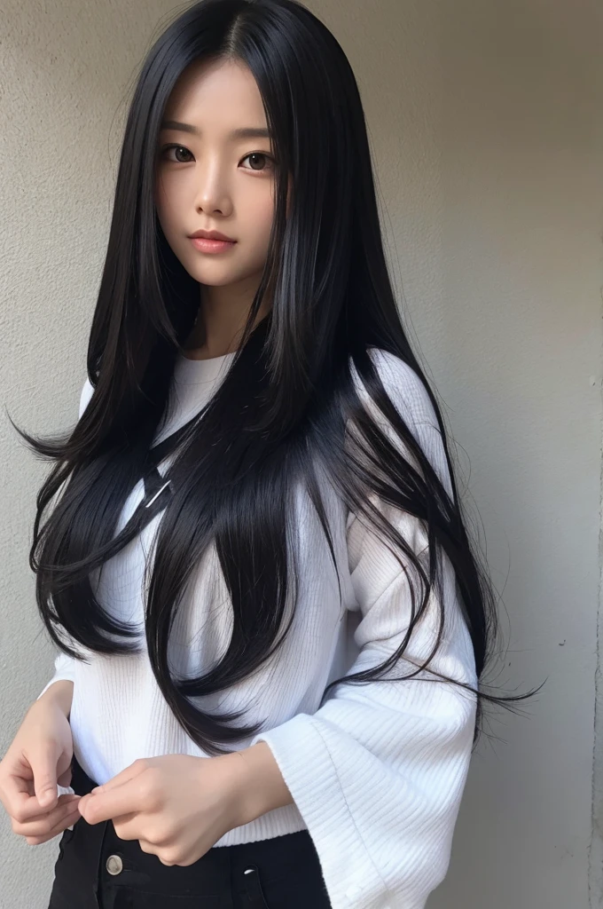 Long Black Hair