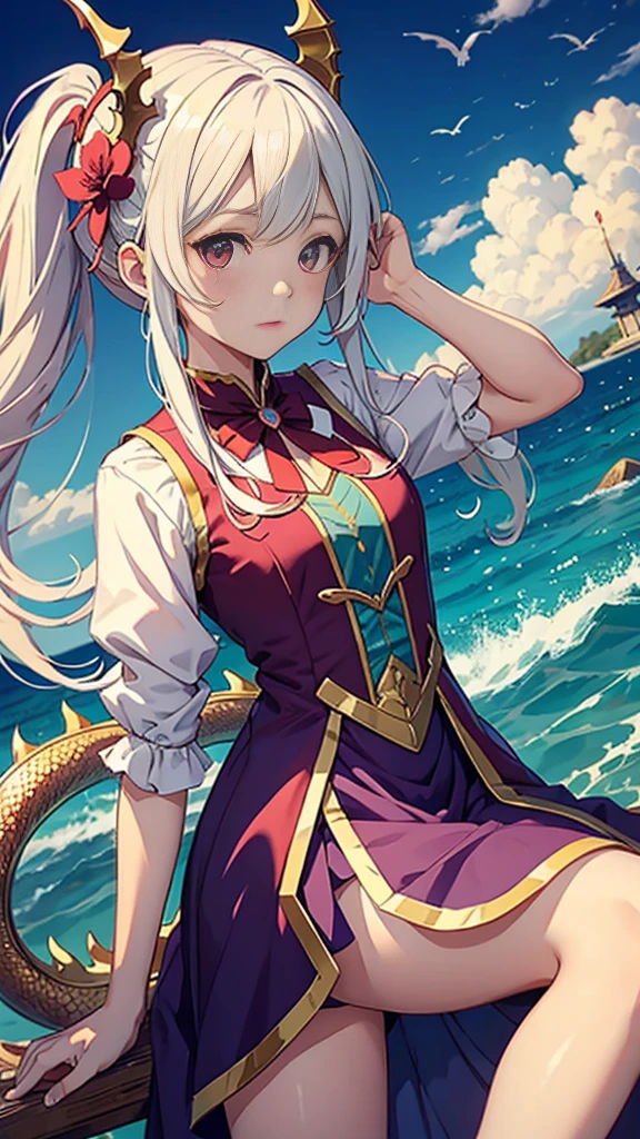 Loli Dragon Girl Small Graceful Clothes Fantasy Queen