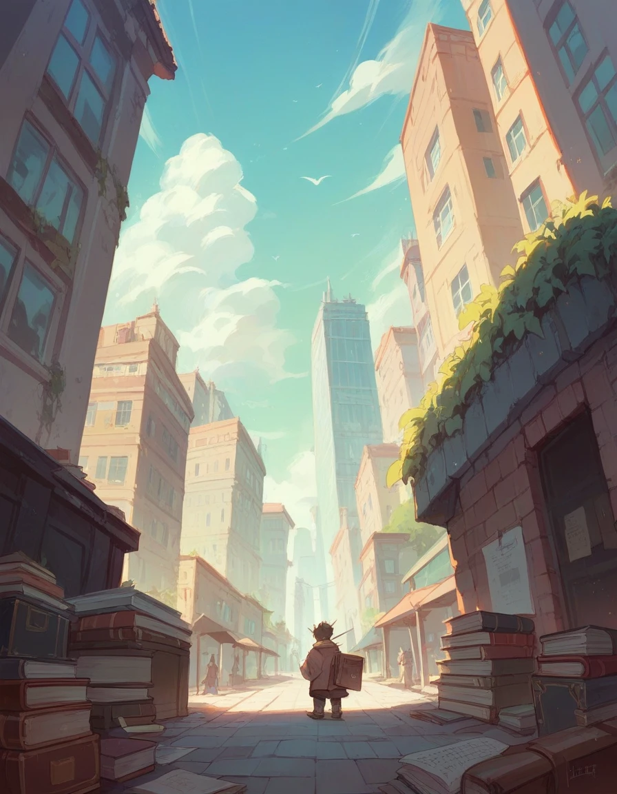 a huge city that appeared out of a book