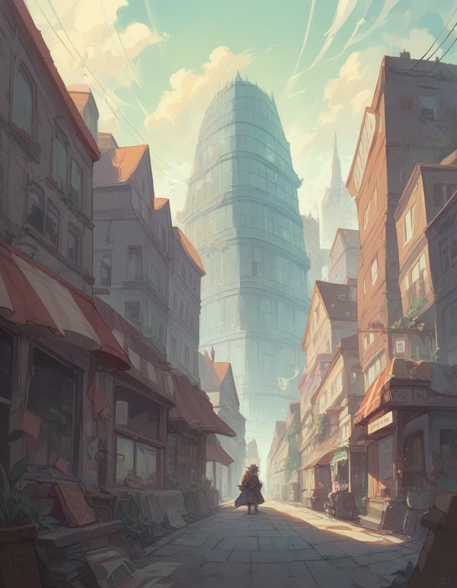 a huge city that appeared out of a book