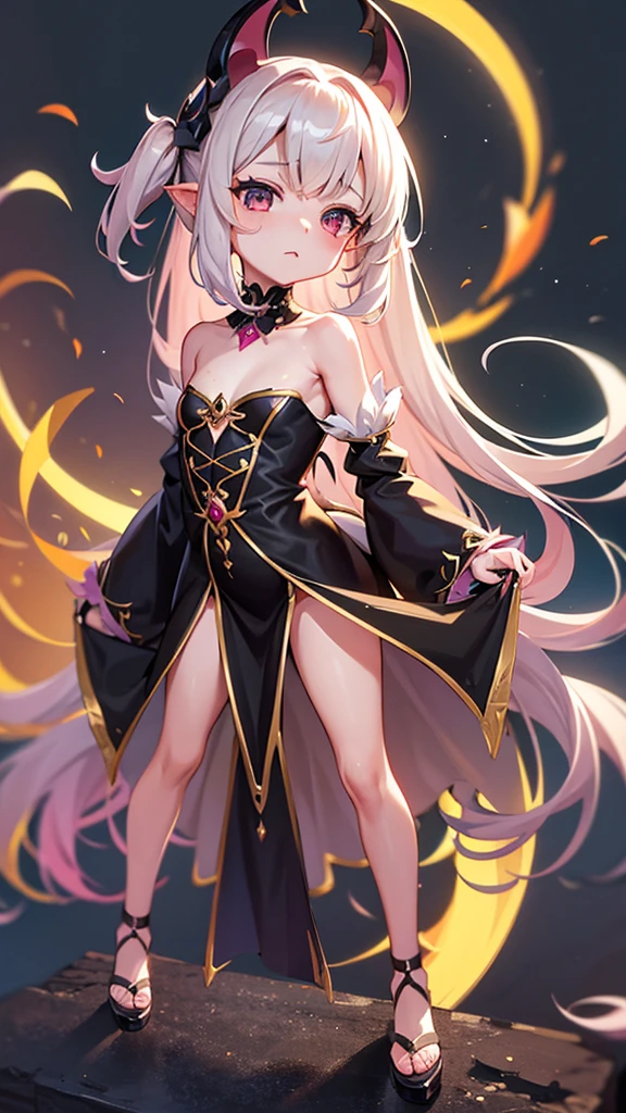 Loli Dragon Girl Small Graceful Clothes Fantasy Queen, little, Full Height Gothic, elegant