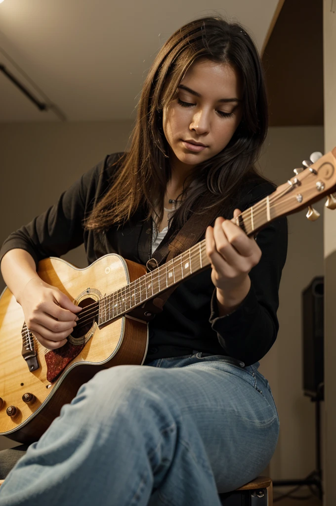 Guitar proficiency depends on several factors, including consistent practice, understanding of music theory, technical skill, and the ability to convey emotion through music. Purposeful practice and creative exploration are also important for improving your guitar playing