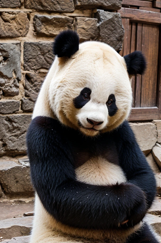 Panda in hemis monastery