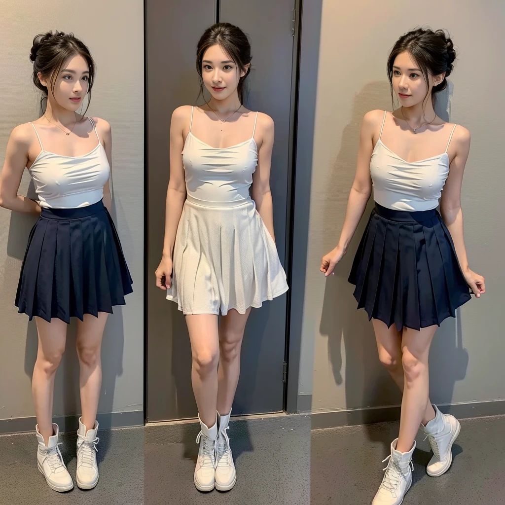 (the summer wedding dress short), (moon light cotton colthing), (spaghetti strap t-shirt), (Satin, silk, chiffon), twinsies、The ultra-detailliert, (knee-length outfit), (flared dress), (moon light non-reflective fabric for making dresses), (one-piece dress), (wedding dress in moonlight hue), (the summer wedding strapless dress short), (a girl pretty girl with perfect figure), (strapless dress), (cotton spaghetti-strap top :1.2), (white sneakers), (a pair of white leather boots, highly detailed boots), (short upper chest :1.5), (Expose cleavage :1.2), (pectoral muscles are large :1.5), (full breasts), (round breasts), (upper breasts are firm and round :1.7), (breast cleft), (lower breasts short), (two shoe ends), (two shoe toes) ,(standing), (asian girl princess), (seamless dress), (leg, thighs, stand), (bare shoulders), (bare arms), (she is walking), (The best quality real textured skin: 1.4), (photo in the night), (high and round breasts), (smooth fabric), (wollen upper breasts), (short lower breasts), (model's figure), (a picture of a proportionate physique), (dress full thigh), (Scottish pleated skirt), (knee-length outfit), (Lower breasts short :1.3), (cotton spaghetti-strap top), (A hem full flared skirt), (Hem full flared dress), (Muscules shin), (large legs), (long shins :1.5) , (large shins :1.5), (one-piece skirt), (large calves), (large knees), (knee gap), (white sneakers), (a pair of white leather boots, highly detailed boots), (32K,1 20-year-old girl, The light from the rear room is backlit, Ray traching), (standing), (Scottish pleated skirt), (standing), (Scottish pleated skirt), (standing), (Scottish pleated skirt), (standing), (Scottish pleated skirt), (standing), (Scottish pleated skirt), (knee-length outfit), (knee-length outfit), (Scottish pleated skirt), (A hem full flared skirt), (Scottish pleated skirt), (A hem full flared skirt), (Scottish pleated skirt), (A hem full flared skirt), (Scottish pleated skirt)