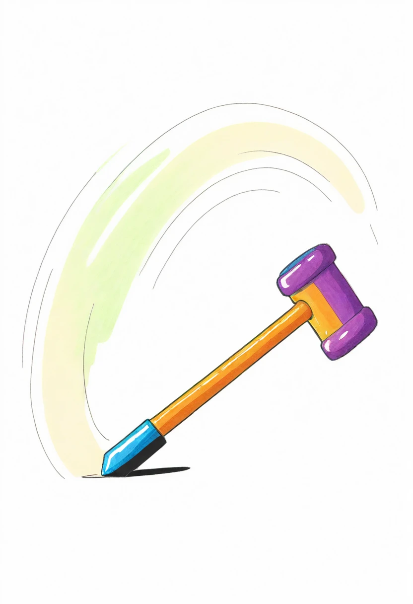 big cartoony hammer 