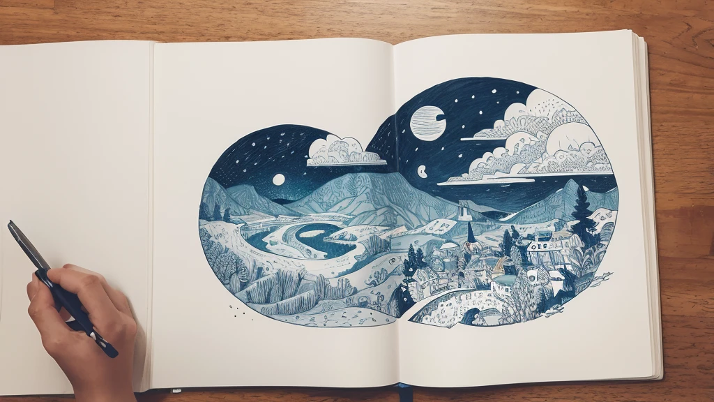 Hand-drawn illustrations