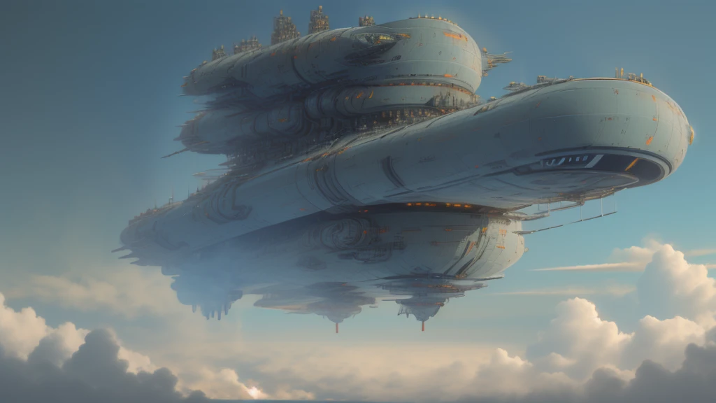giant heavily armored futuristic flying all terrain mothership, covered in rainbow batik pattern and glowing javanese runic symbols, multiple retractable cybernetic spider legs with wheels on the tip, multiple helipad, multiple propeller, mobile headquarters, mobile command center, automatic turrets, missile banks, missile defense system, multi-port rear engine arrays, large pivoted missile pods, anti-air batteries, reactive armour over vital spaces, VTOL thrusters, ventral ground-facing VTOL thruster bays, retractable center cannon, super carrier, sky carrier, space station, floating city, floating castle, white background, 3d rendering