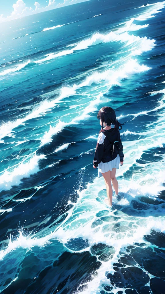 Your Name Ocean background People are not shown