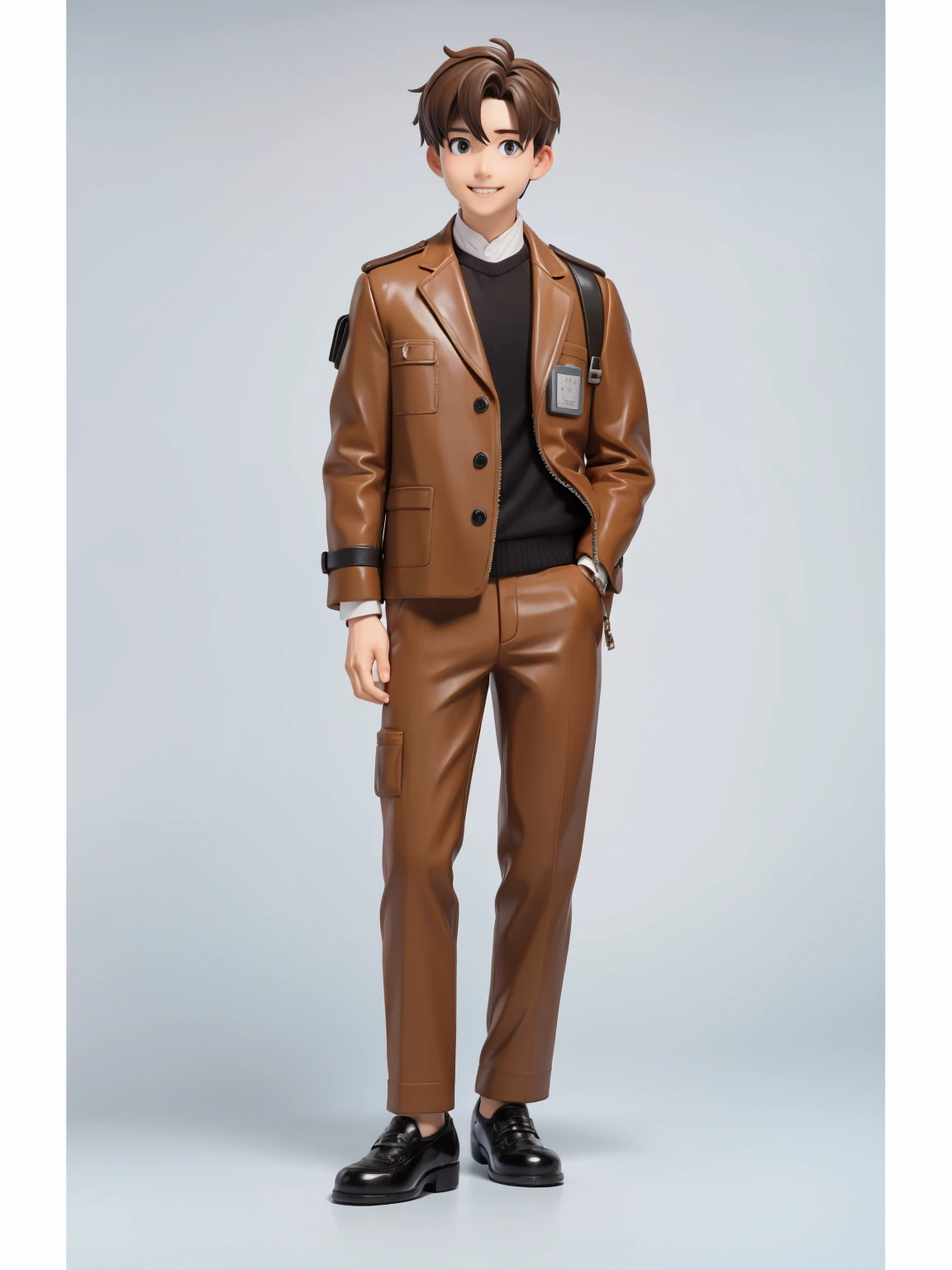 Reality、Blind Box、《Q version boy》（Boy in light brown jacket and black leather shoes，Smile）