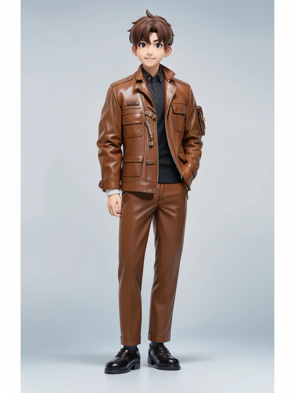 Reality、Blind Box、《Q version boy》（Boy in light brown jacket and black leather shoes，Smile）