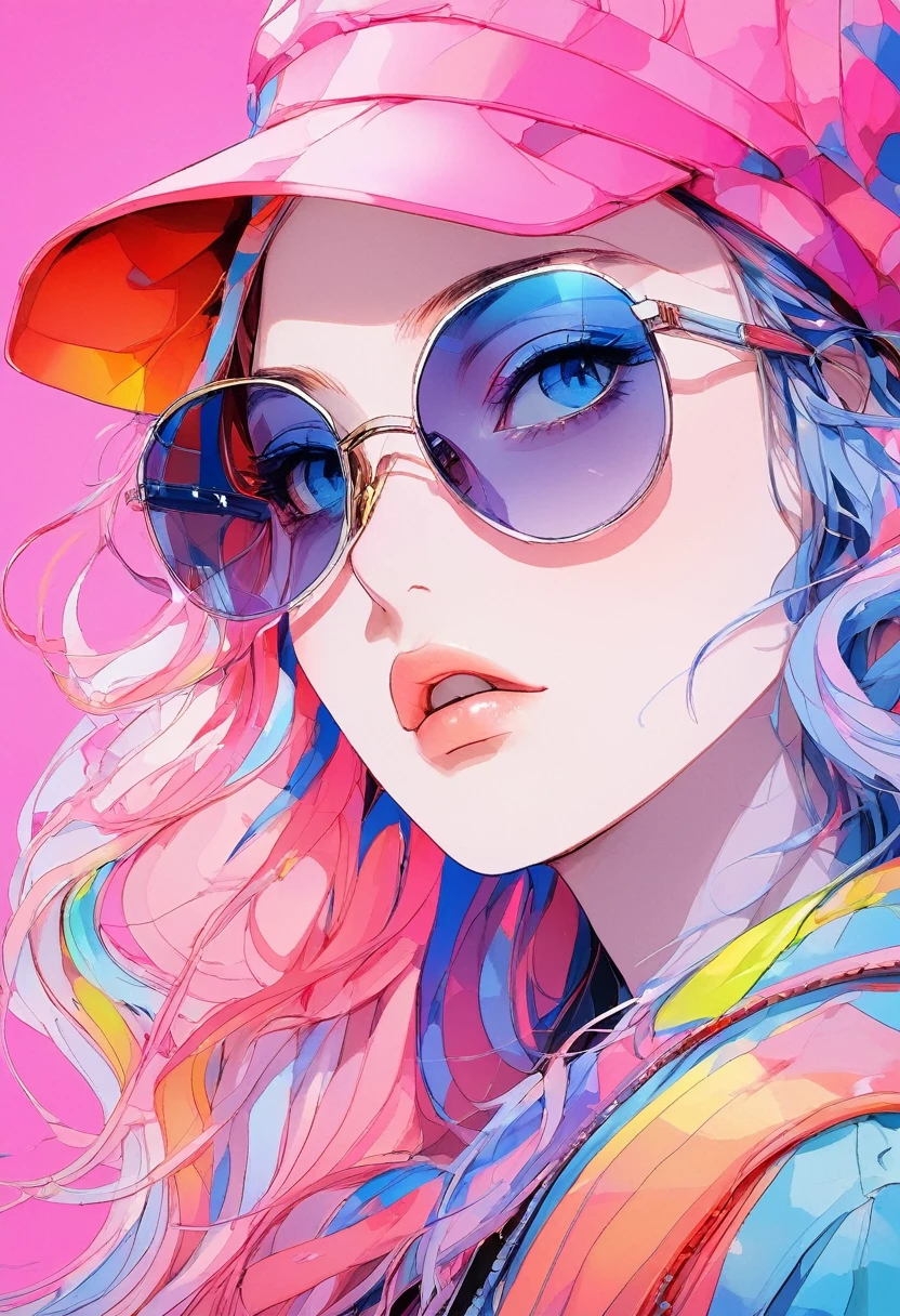 anime ,Realistic ,sketch , One girl, ,lip, Blue gradient background, Neon Hair,textured crop, , (masterpiece,highest quality,Bottom style)
Negative Prompt: (Worst quality, low quality,Realistic,figure, 3D, 2D, Painting, comics, sketch)
procedure: 40, size: 768x1152, seed: 742720333, model: SDVN7 - Rainbow Style XL, version: v1.6.0-78-GD39440BF, sampler: Euler A, CFG scale: 10, Clip skip: 2, model hash: 6e0ba74ac1, Style Selector Style: base, Style selector enabled: truth, Style Selector Randomization、Summer One Piece、Sunglasses on head、summer