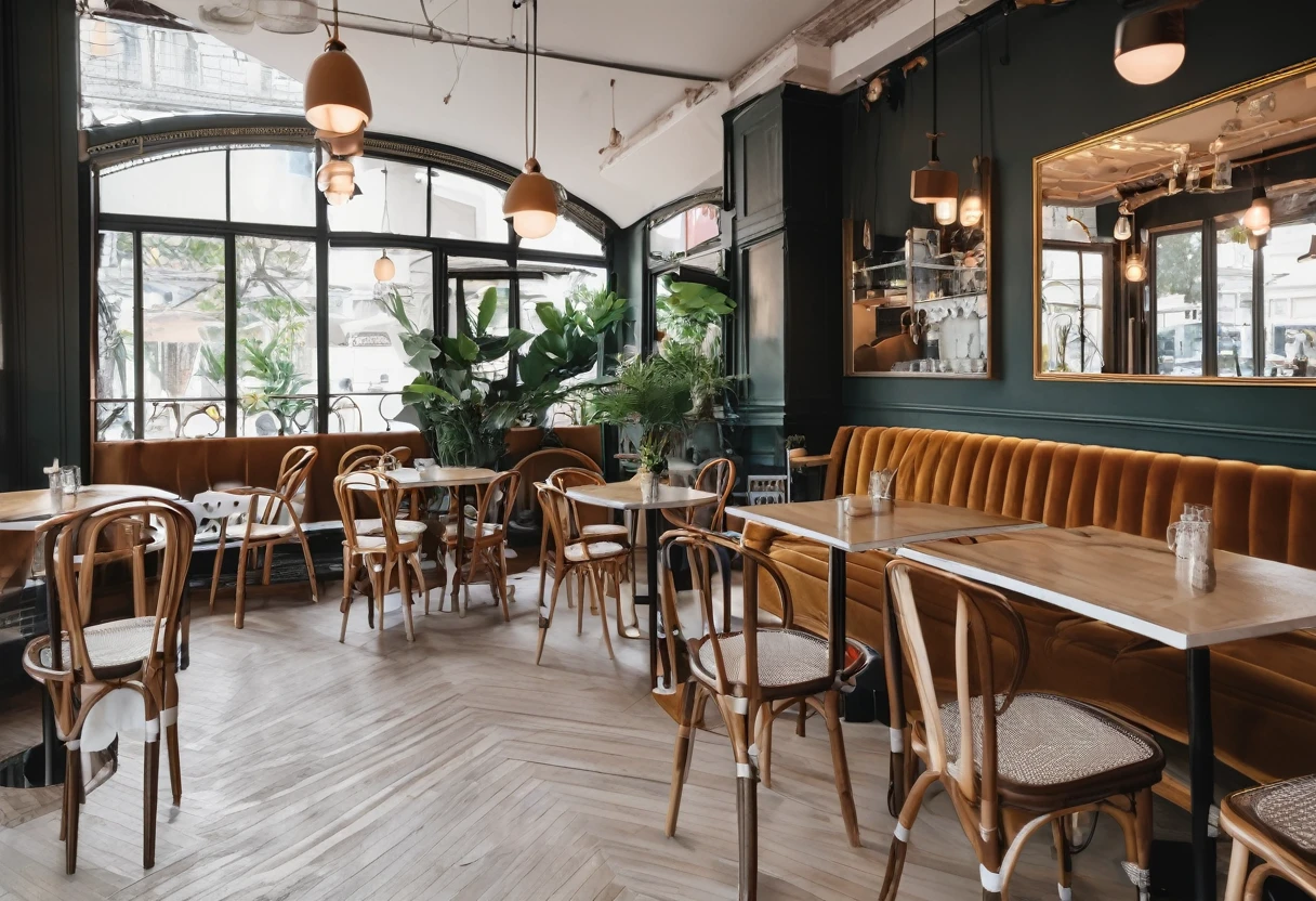 Stylish cafe