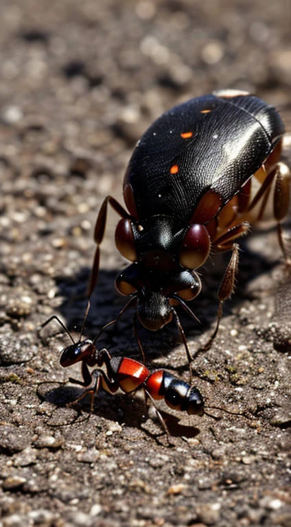 One sunny day, the Queen Ant called for a meeting. She announced, “We need more food stored for the coming winter. Whoever finds the biggest food source will be rewarded.” All the ants, including Andy, set out on the mission.