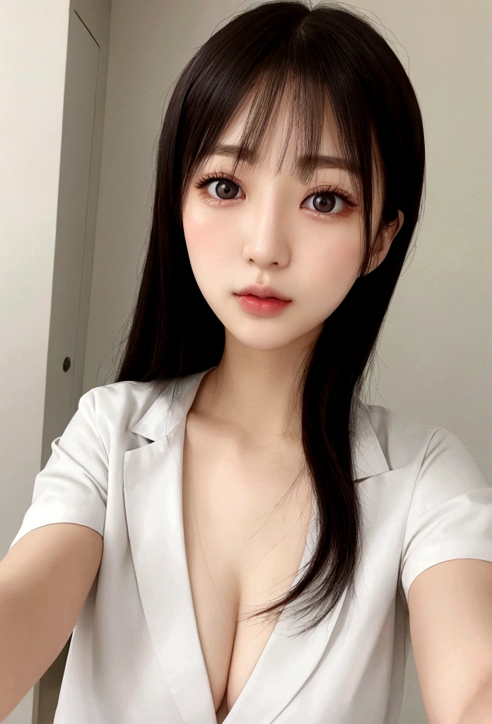 Japanese Beauty、slim、double eyelid、nurse、high resolution、chest(1/2)