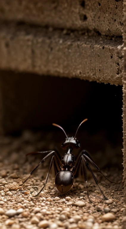 And so, the little ant, once unnoticed, became a symbol of hope and determination, teaching the colony that true strength lies not in size, but in the heart.The End.