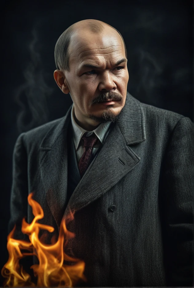 (Vladimir Lenin standing)(dodge and burn, corner edge darken vignette)(exposure POP!!! hdr extremely intricate, Sharp focus, dramatic cinematic light, (8k textures, elegant, cinematic look)(breathtaking, insane details)
ral-exposure 