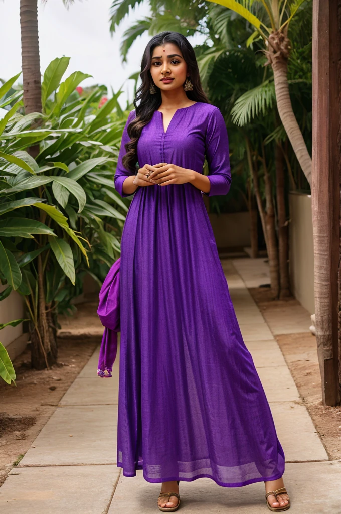 Pranali rathod purple maxi