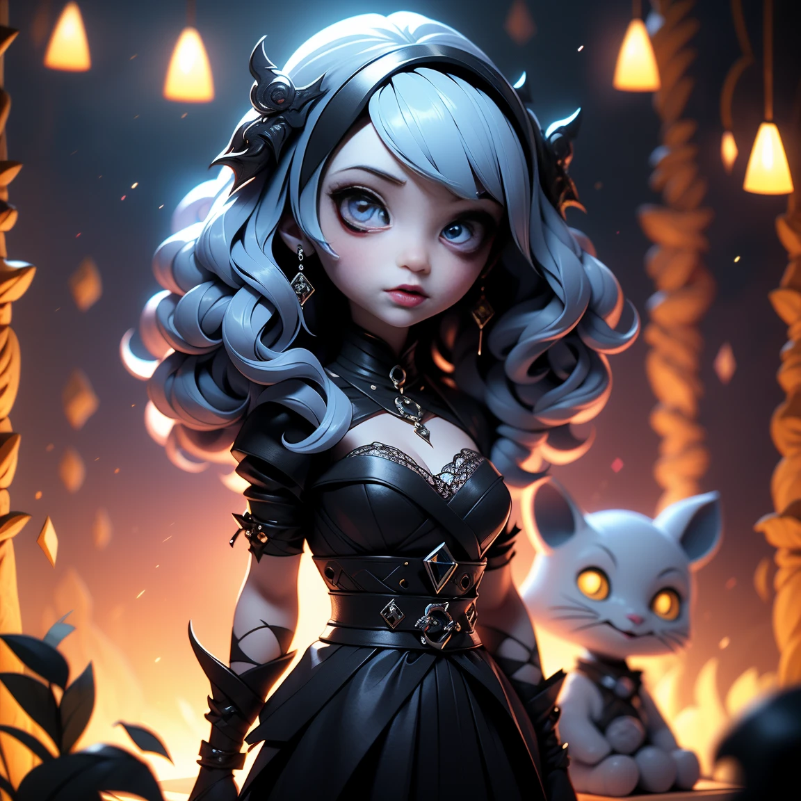 (Melhor qualidade, high resolution:1.2), Ultra detalhado, realista:1.37, gothic girl with beautiful eyes and detailed lips, dynamic pose, wearing red and black gothic fashion, in a gothic setting, com cores brilhantes, dramatic lighting, HDR, studio lighting, Bokeh, capturing the essence of goth fashion, detalhes requintados no tecido, Sharp focus on complex patterns, evoking a sense of dark romanticism, high definition resolution. olhos altamente detalhados e bonitos.