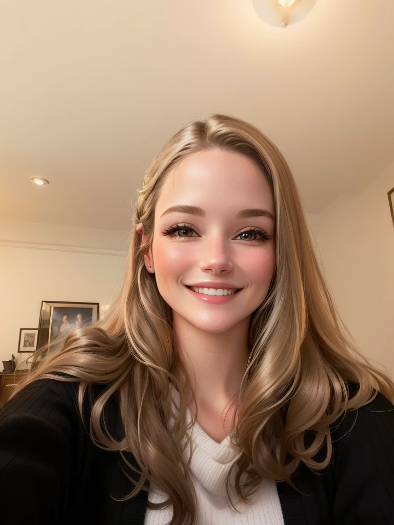 smiling woman with long hair and black sweater in a room, jennifer wuestling, headshot profile picture, front portrait, taken in the early 2020s, profile image, laurie greasely, karolina cummings, amanda lilleston, profile picture, laurie greasly, nina tryggvadottir, miranda meeks, dimples in cheeks, disney like picture