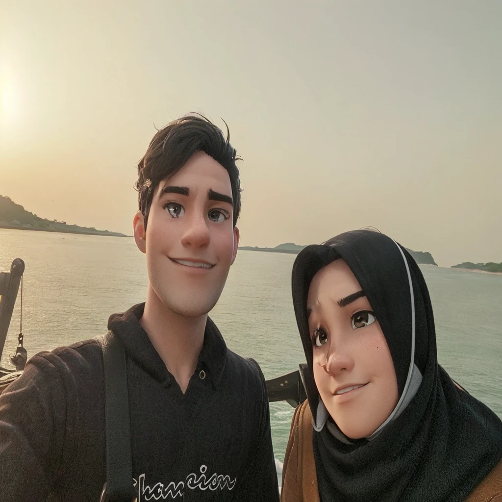 male&girl, 20yo, A dark-haired, Black eye, (Best Quality), (ultra-detailliert),(hight resolution), Jojo Standing, Anime style, detailed art, Dark background, 4K, hard disk, pixiv, fanart
