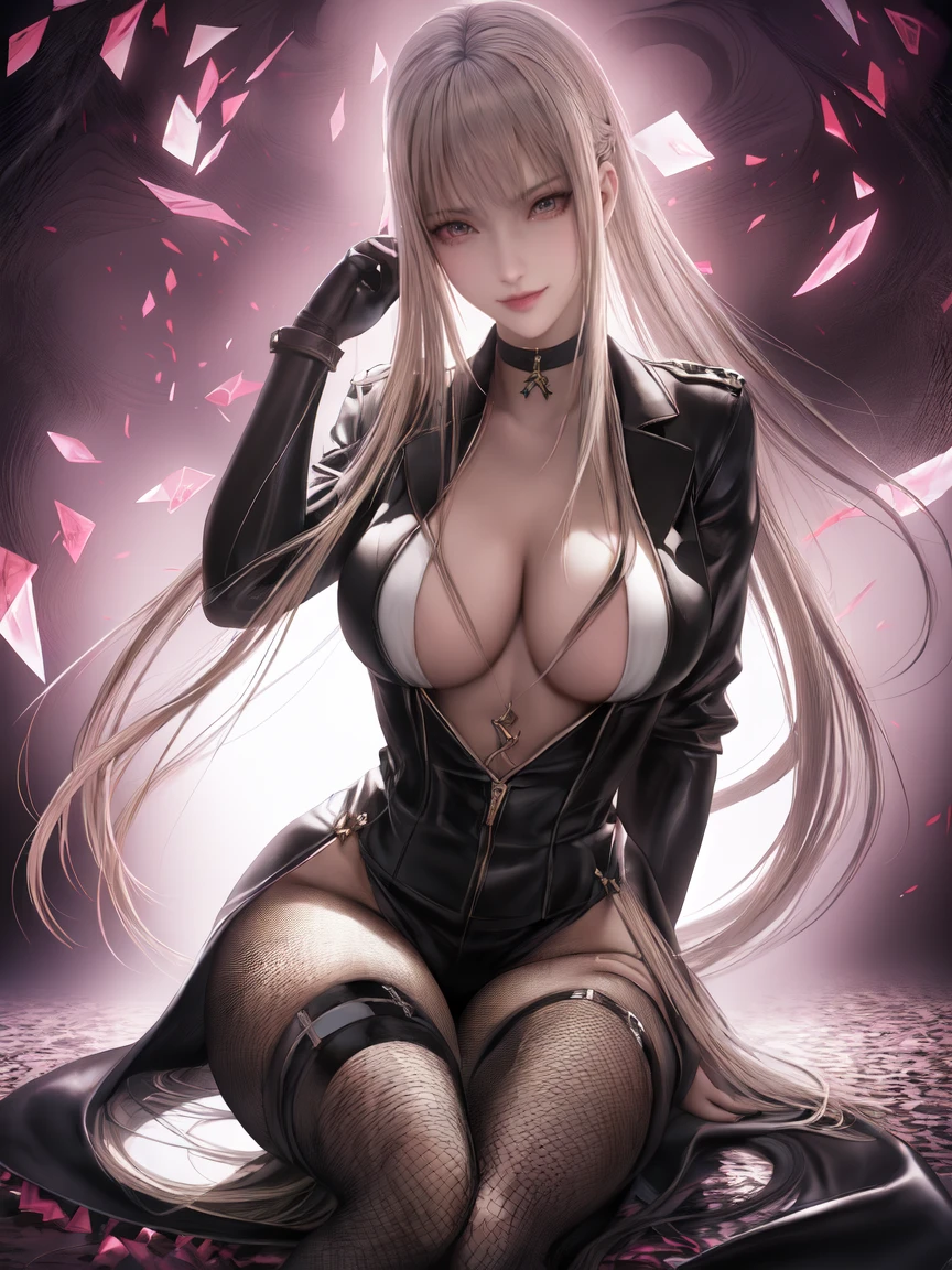 nude , 8k, masterpiece, bset quality, girl wearing sexy military officer outfit, tight pants, fishnet stockings, wide-brimmed officer-style trench coat. white leather luxury, glossy, sexy girl fantasy anime artwork, fantasy anime illustration, 8k badass anime, 4k anime art wallpaper, 4k anime art wallpaper, artwork 2.5 d cgi fantasy anime art, 8k anime art wallpapers, detailed digital anime art, beautiful fantasy anime, majestic epic anime artwork, 4k anime wallpapers, artwork detailed anime, sexy, seductive, giant, women, anime style, best quality, extremely detailed, best silhouette), font (detail) backdrop, dark fantasy), (beautifully detailed face), high contrast, (best lighting details, extremely delicate and beautiful eyes), ((cinematic lights)), colorful, super detailed, dramatic lighting statue, intricate details (1 girl, solo, sharp face, . Blonde, super long hair, bangs, long eyelashes, dynamic angles),