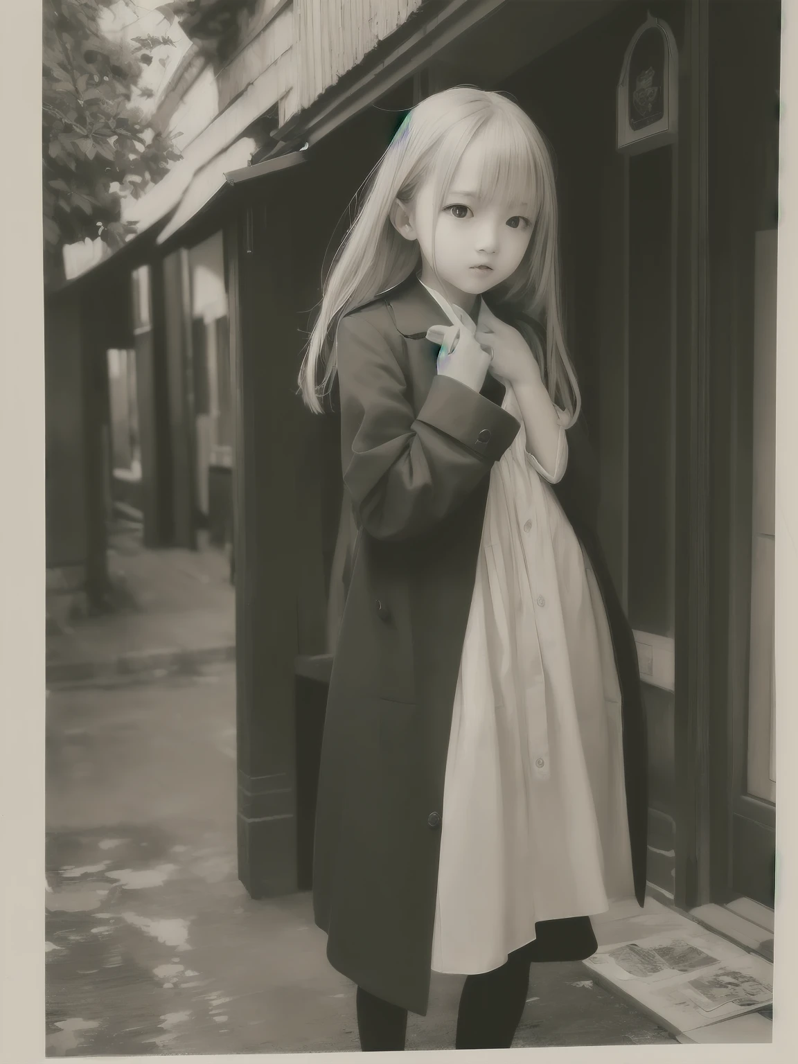 Masterpiece、high quality、high resolution、One girl、solo、uniform, Surprised expression, Standing in the park, At night,Half-body photo, Super detailed, Ultra HD、cute、A shy and shy pose、Capture your subjects at their best with photogravure settings