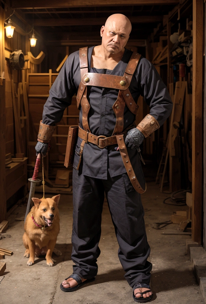 Dog Man、anime、hammer、construction