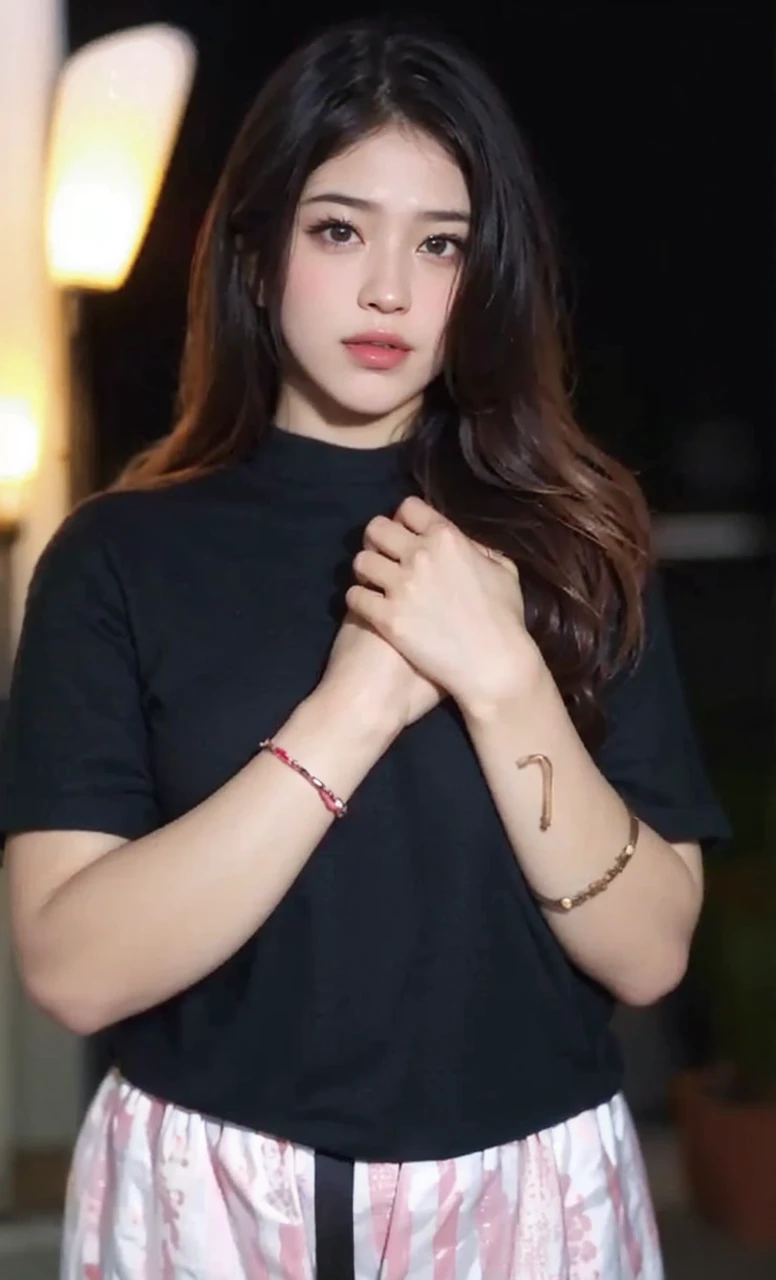 1girl, Tokyo street,night, cityscape,city lights, upper body,close-up, 8k, RAW photo, best quality, masterpiece,realistic, photo-realistic,