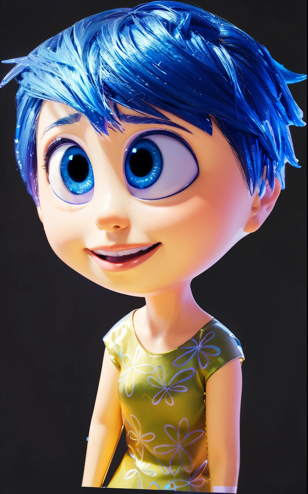 3d render, glossy texture, smooth 3d model, multiple light sources, rim light, sharp post effects render, (glossy plastic texture with multiple big light probe refractions), perfect cgi, smooth silhouette, high intensity refraction, (super glossy material), most beautiful vfx , blue background, plastic refractions, realistic, 4k, high resolution, rim light, photo shoot, commercial photo, profile shot, 4k, rim light, high resolution, 4k, glossy texture, smooth 3d model, multiple light sources, rim light, sharp post effects render, (glossy metallic texture with multiple big light probe refractions), perfect cgi, cgi art created only with gradients, smooth silhouette, high intensity refraction, (super glossy chrome material), most beautiful vfx, blue background, chrome metal refractions, multiple light sources, rim light, sharp post effects render, perfect cgi, digital art, detailed digital art, reflective, best quality, 4k, masterpiece:1.2, ultra-detailed, realistic, vivid colors, dark and moody lighting, The image of the highest quality, ensuring every detail is showcased perfectly. It in 4k resolution, allowing viewers to immerse themselves in the richness of the colors and intricate details. The realistic rendering. under the spotlight, reflecting, high-resolution image, realistic rendering, dark background, and rim light photorealistic The image features three characters standing in front of three houses. The characters are a red-haired mermaid, a purple cat, and an orange dog. They are each holding a yellow maraca
