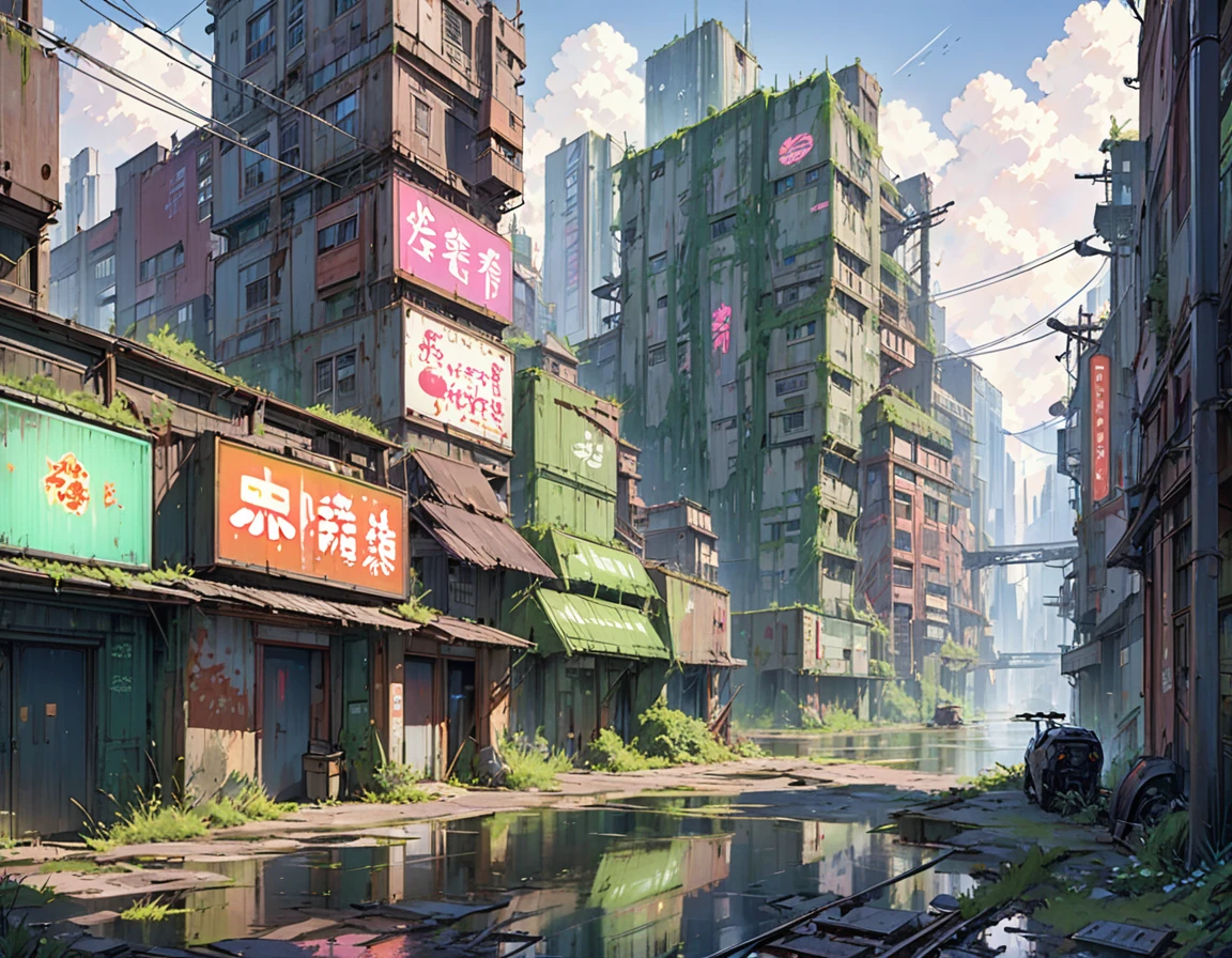 (masterpiece, best quality:1.2), Near-future cities, scenes from ...