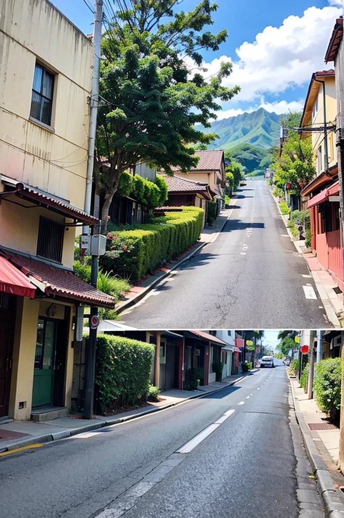 Beautiful streets of Hawaii