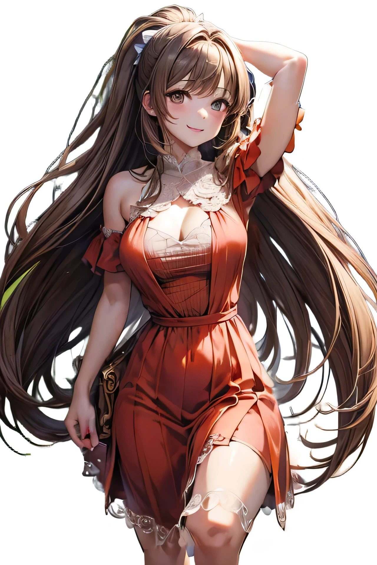 Crimson dress
