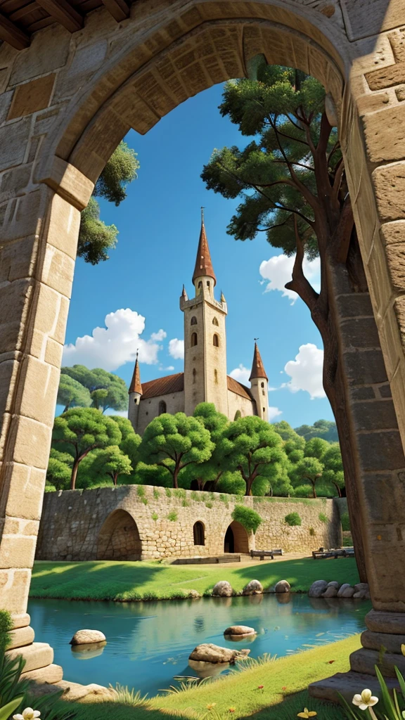 paisagem na era medieval