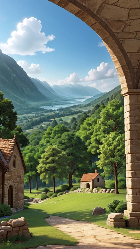 landscape in the Christian era