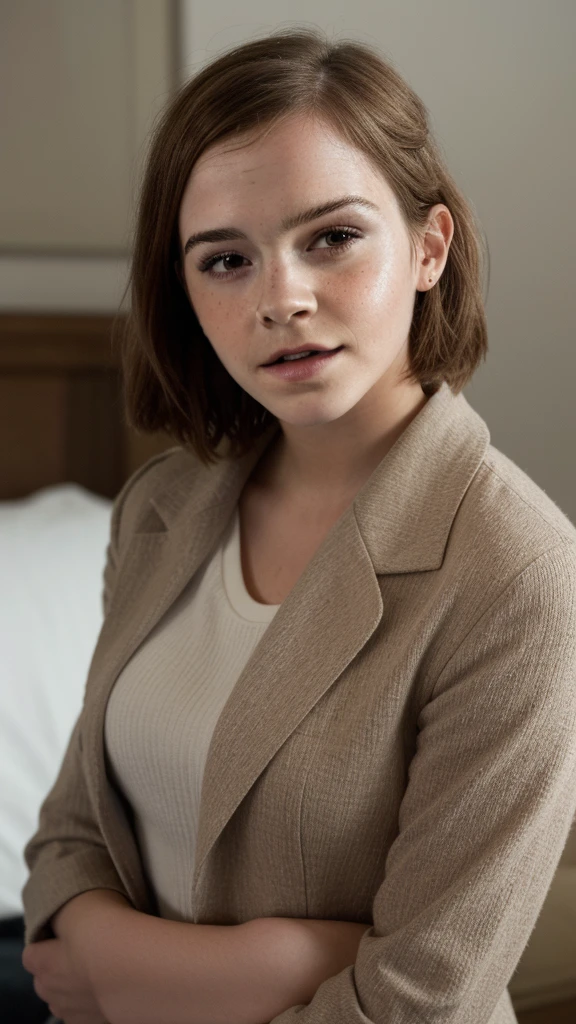 Young woman looking at viewer, Emma Watson