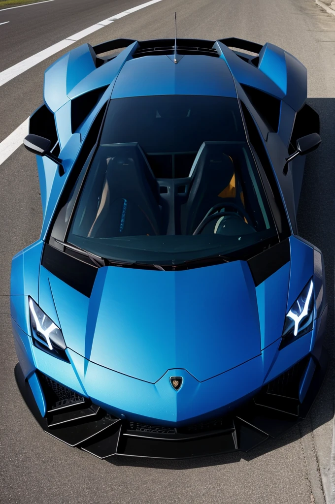 Blue colour Lamborghini