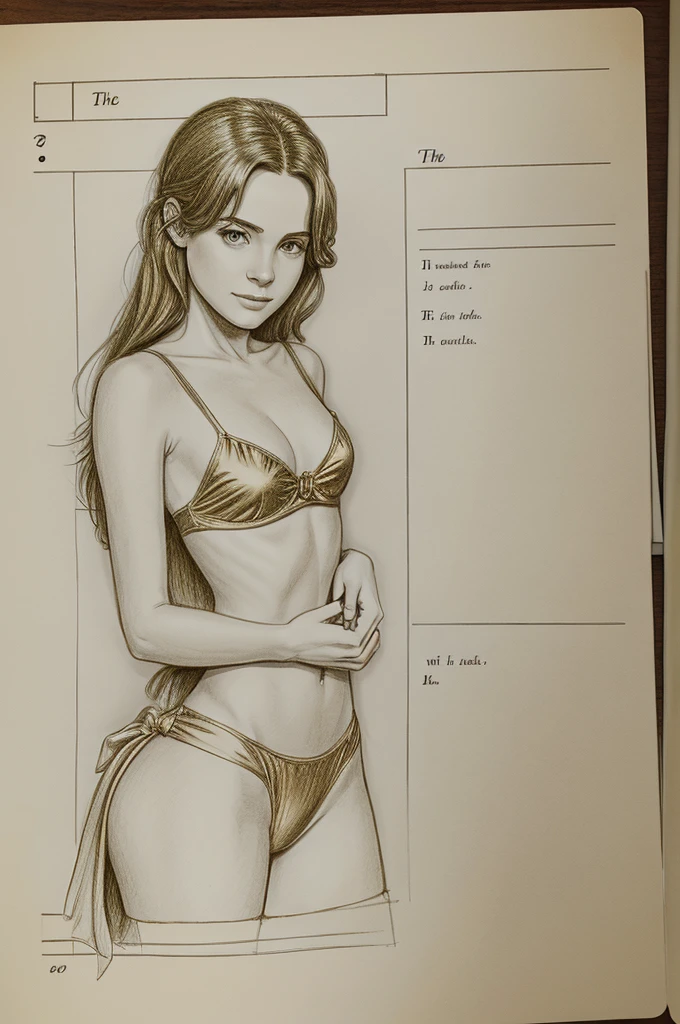 A drawing storyboard of the short story "the golden touch"