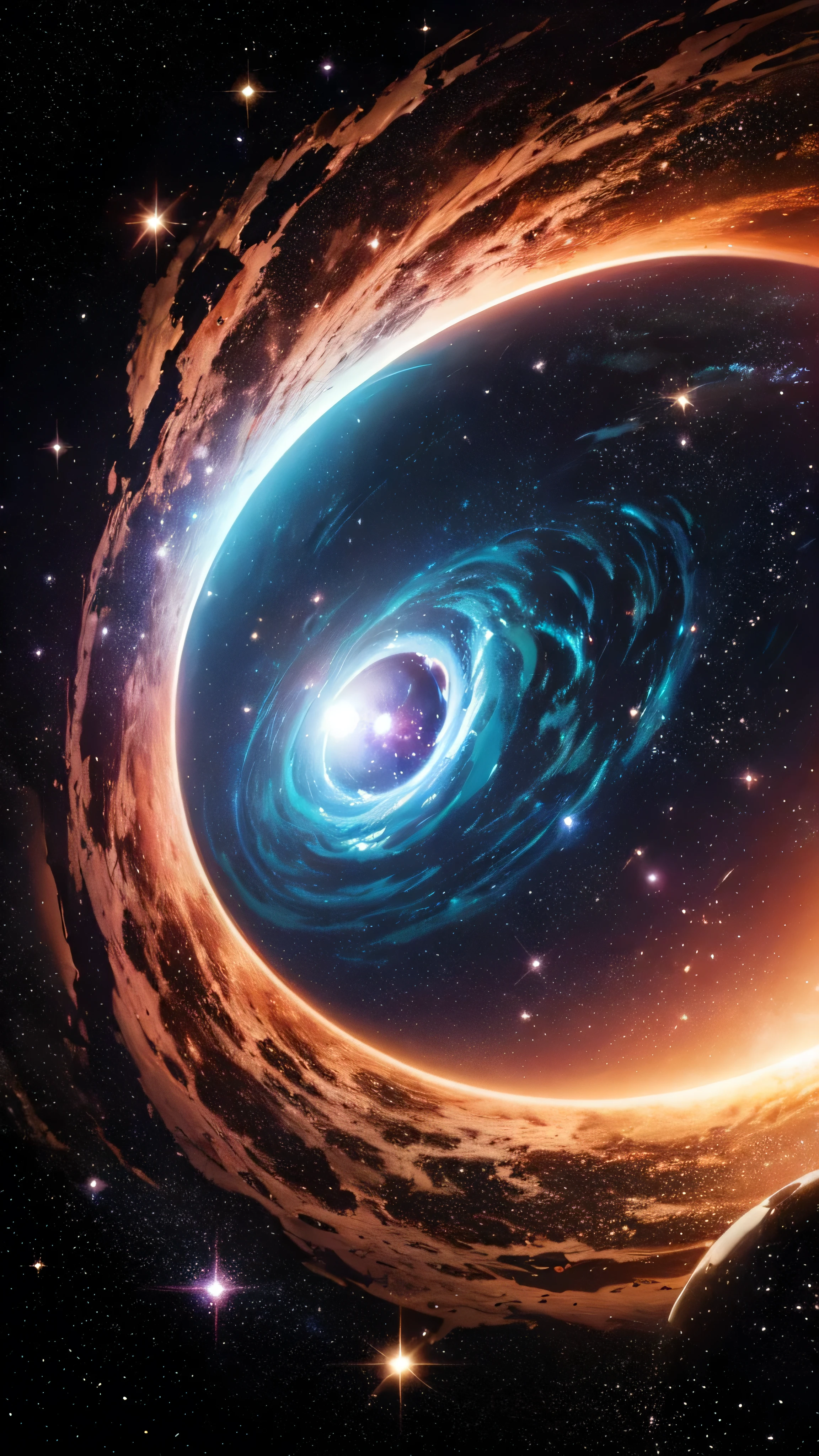 A beautiful and detailed universe. Nebula texture and full of planet-forming dust