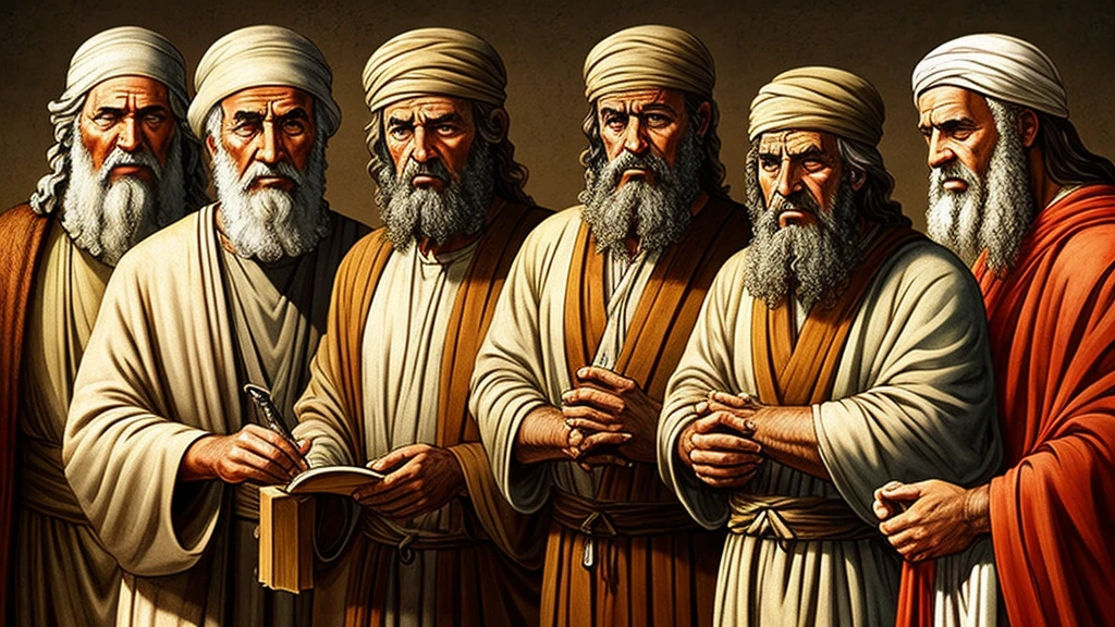 biblical characters of the old testament in one image
