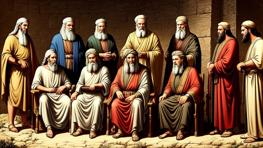 biblical characters of the old testament in one image