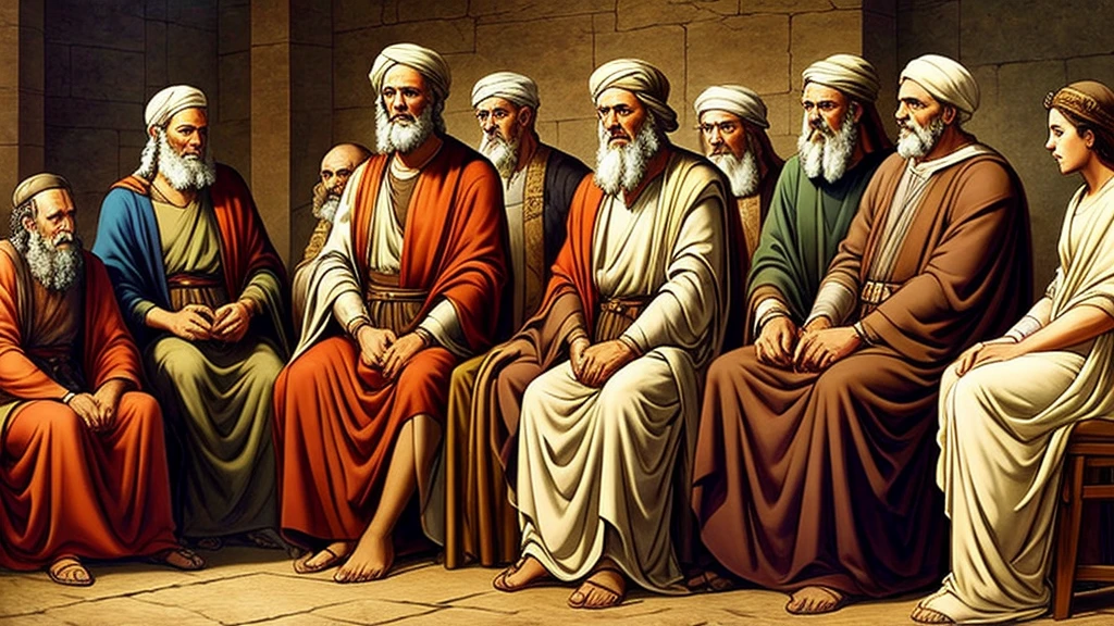 biblical characters of the old testament in one image