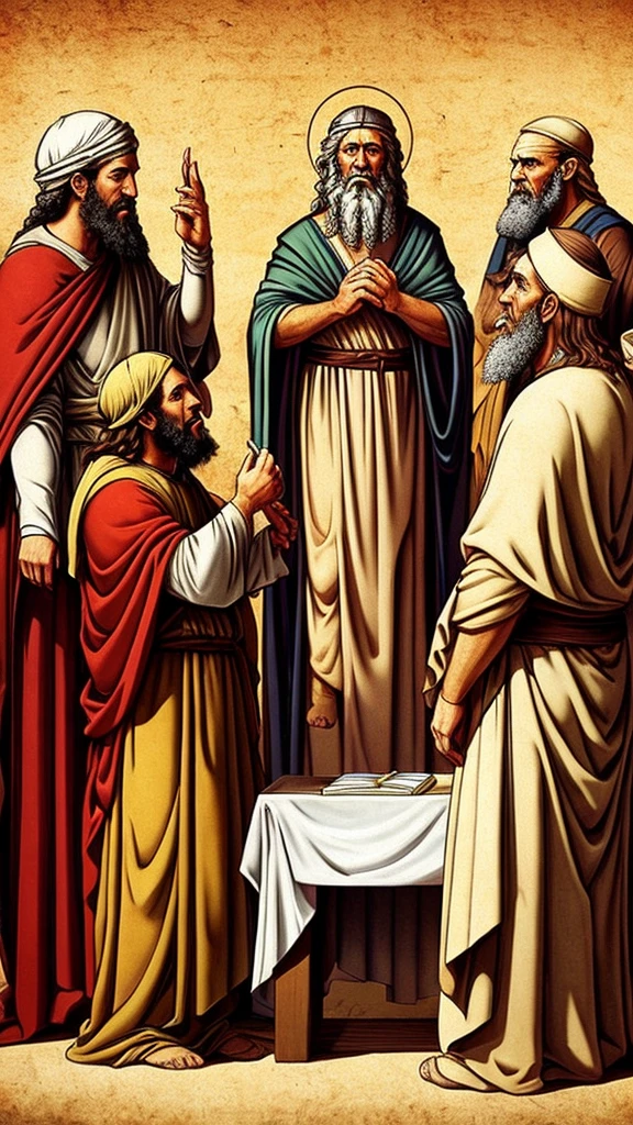 biblical characters of the old testament in one image