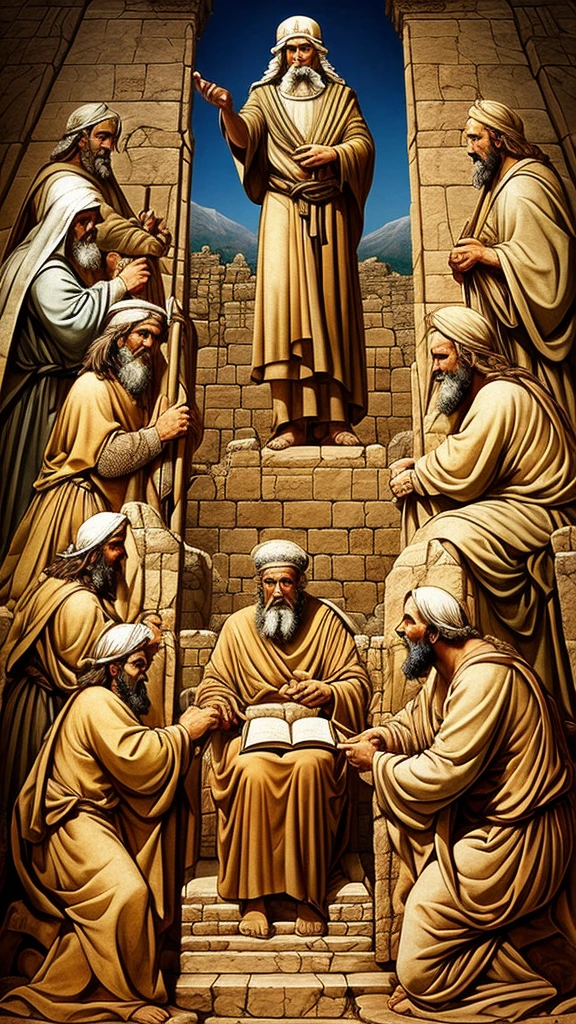 biblical characters of the old testament in one image