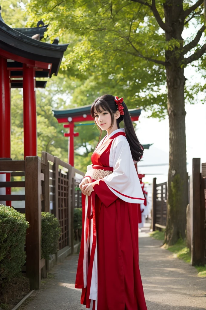 beautiful shrine maiden