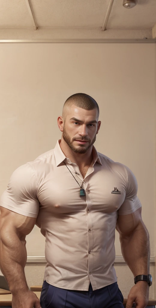 (masterpiece, intricately detailed, highest resolution, best quality:1.2), (doujin), a cocky European Instagram influencer,a 24 y.o muscle stud with a muscular physique standing up with black eyes,dark-skinned male, wearing a ((open jacket, chav, armbands)), (excessive cum), (cum on body), (cum drip), flaccid penis,saggy balls,hairy chest,vascular,muscle striations,soft light,fantastic realism, chav Alpha, colth