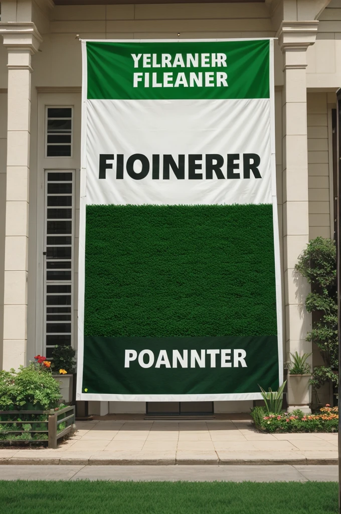 Fertilizer banner with a quote ( best quality in good price )