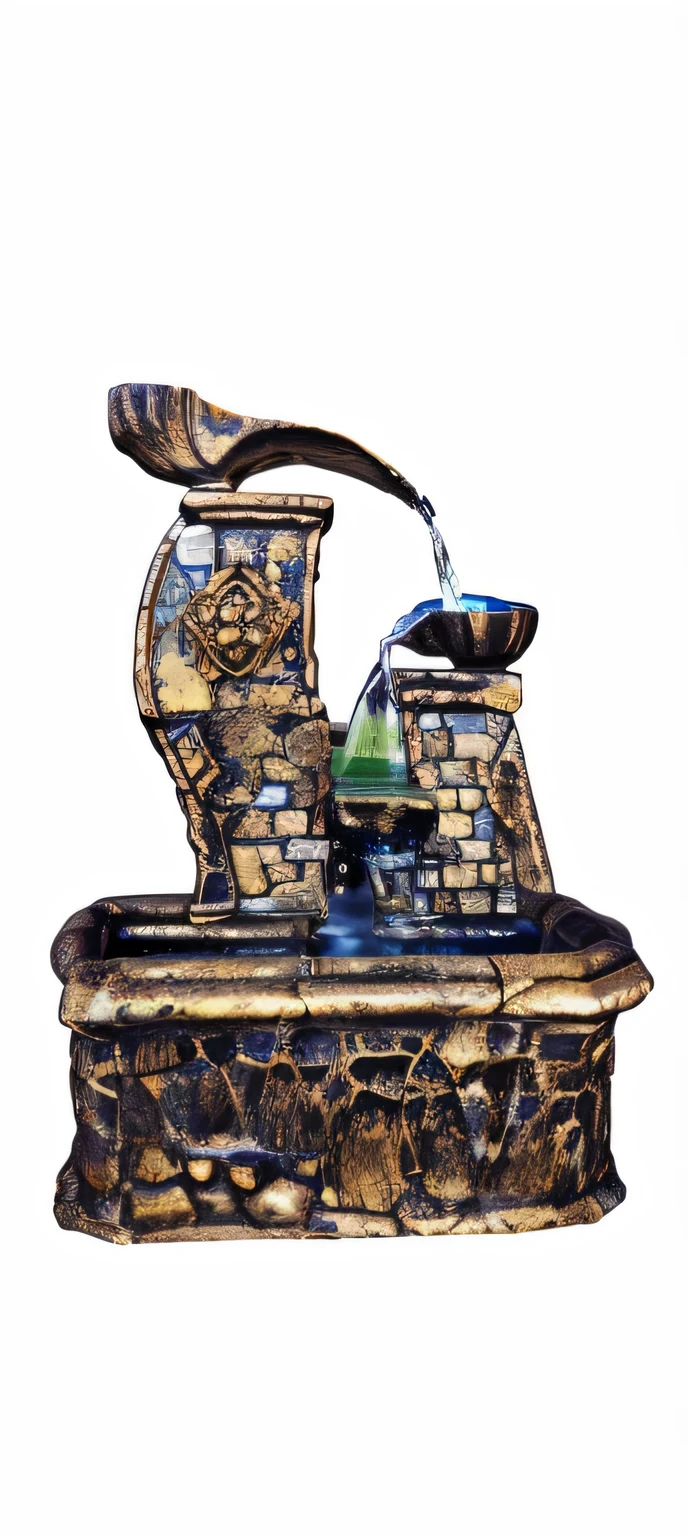 high quality, water fountain, high quality render